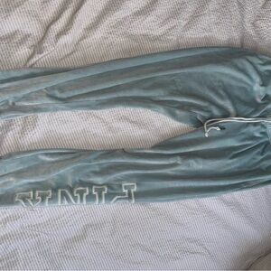 PINK Victoria's Secret Light Blue Joggers